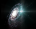 Umelecka predstava vybuchu supernovy